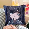 AAdoS Anime Cute Pillow Case Fashion Square Pillowcase Bedroom Sofa Room Ins Decoration Leisure Cushion Cover