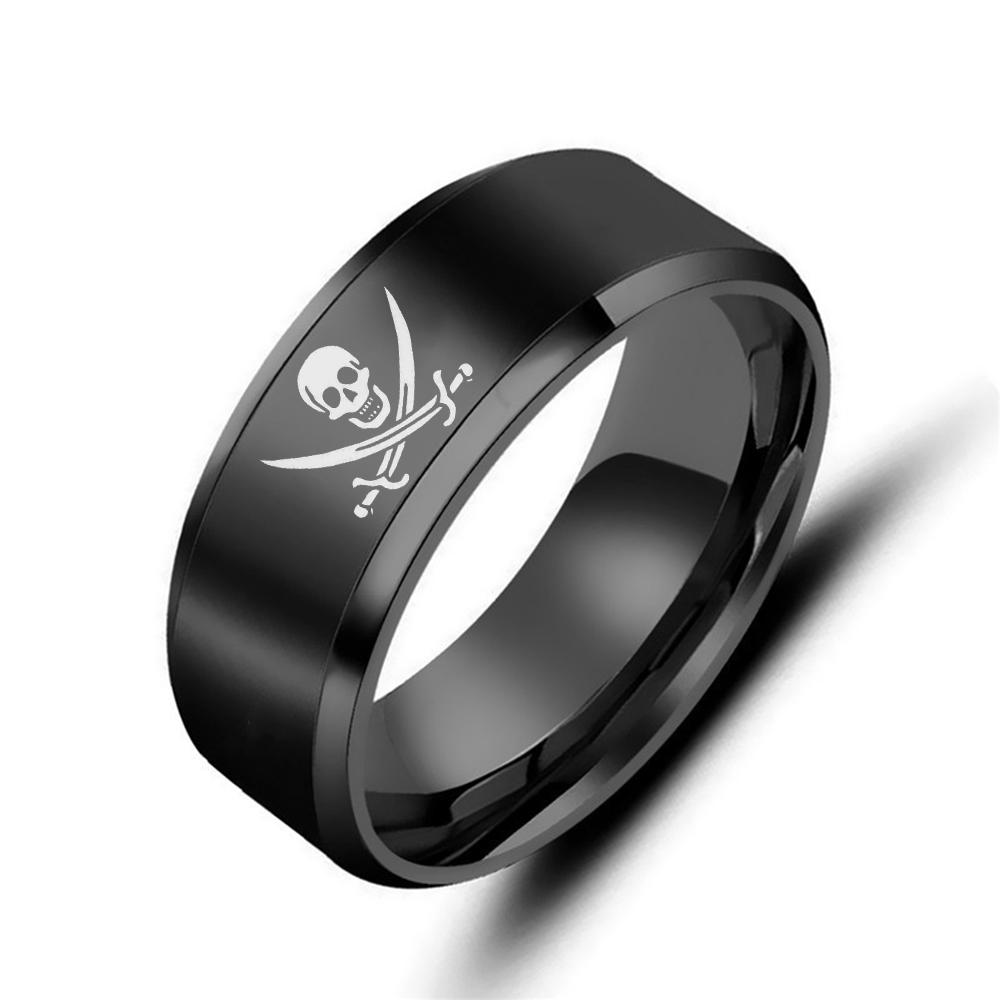 2026 Gothic Skeleton 316L Stainless Steel Unisex Retro Punk Hip Hop Punk Party Jewelry Gift Can Be Customized