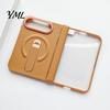 Full Body Coverage Protective Case Faux Leather Phone for iPhoneDuo, Cover with Hinge Protection, Strong Magnetic Attachment Folding Built-in