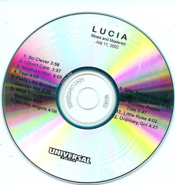 

LP Record LUCIA From The Land Of Volcanos 11517879 UNIVERSAL 2002 France Classical Used