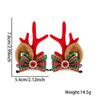 Christmas Hair Stylish Accessories With Cute Plush Antlers And Festive Decorations Women For