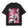 Dragon Ball Saiyan Gym T Shirts Hip Hop Washed Harajuku TShirts Anime Dbz Vintage for Men Women Streetwear Summer Tee Shirt