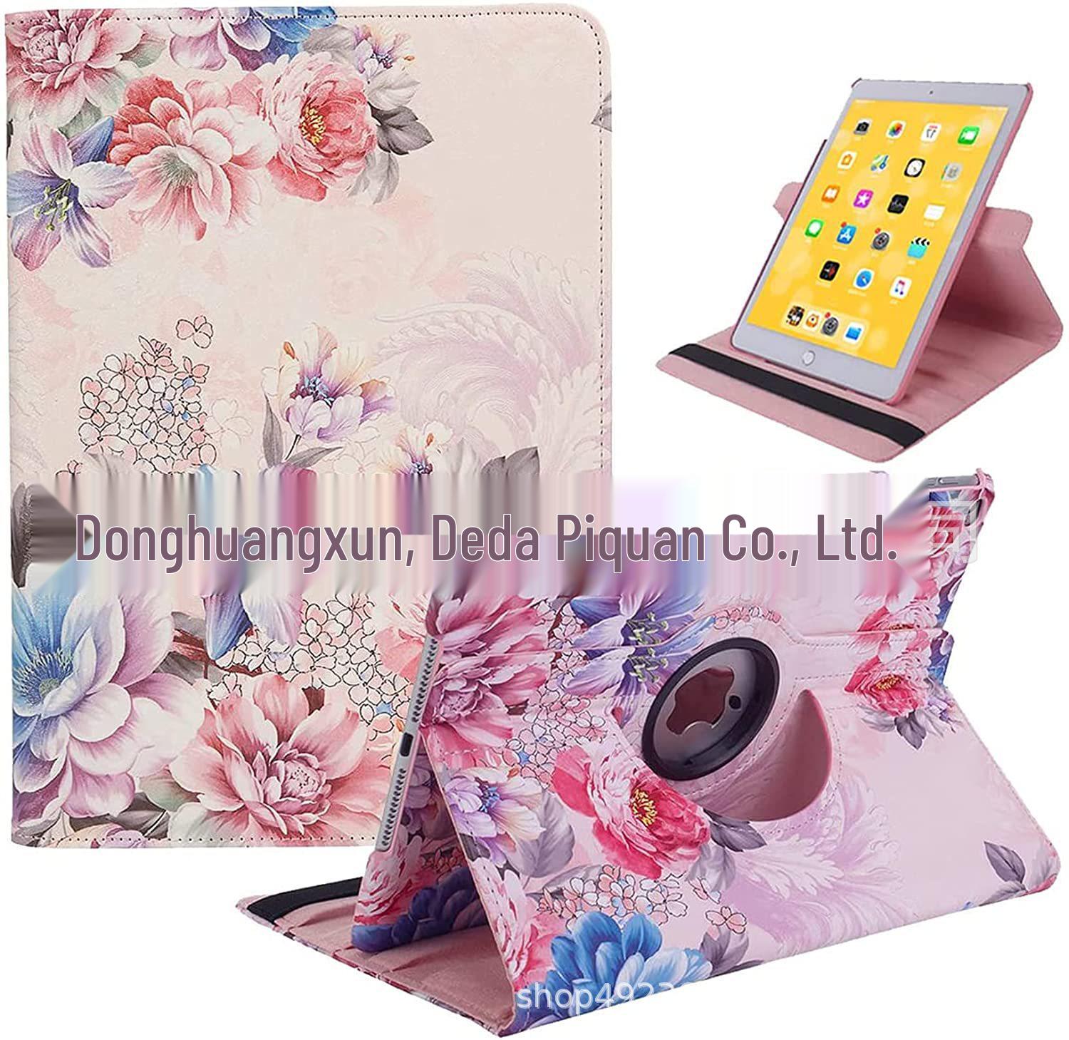 2025 Rotierendes Leder-iPad-Case - Vollständige Abdeckung, Bemalbar, Schlichtes Design für Apple Air 7. iPad Air 4/5 10.9-inch