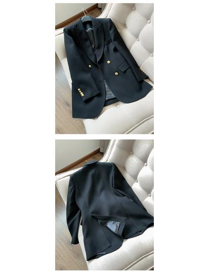 Women's Slim-Fit Wool Blazer - Versatile for Spring & Autumn 2025