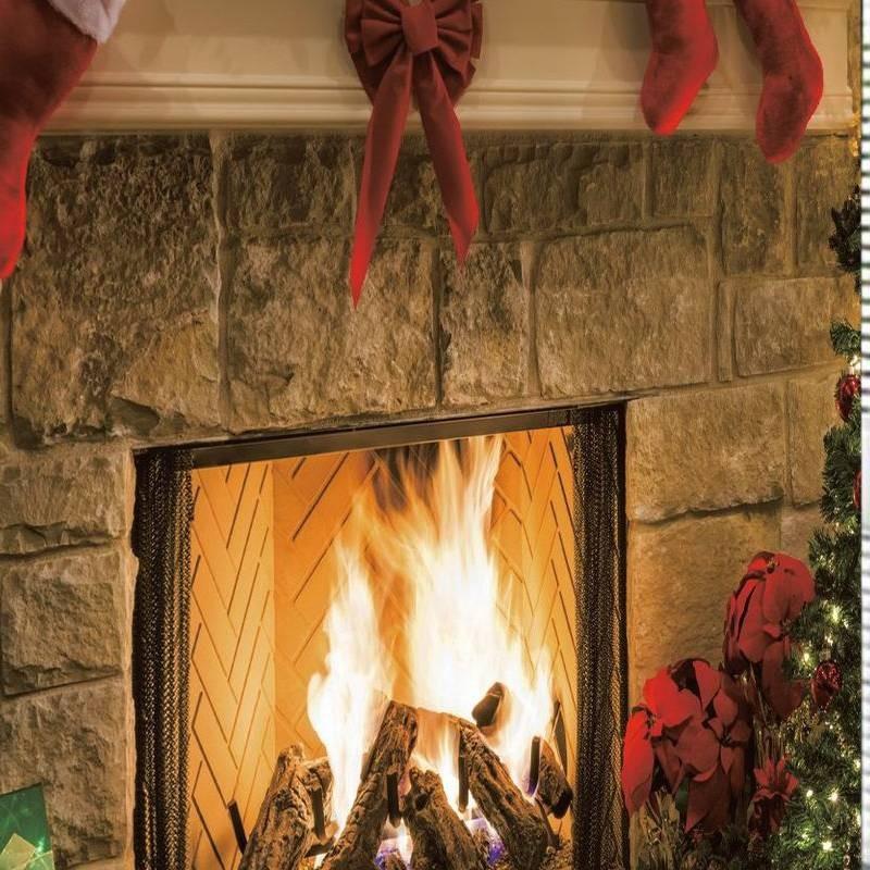 Curtain Shower Printed Christmas Bathroom Set With Thickened Fabric Waterproof