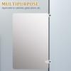 20Pcs Glass Holder Clips Strong Clamp for Mirror Glass Doors Cabinet Wardrobe Acrylic Panels Mirror Holder Clips