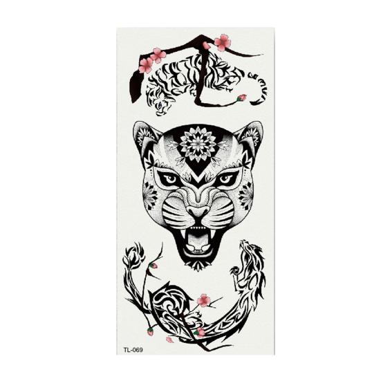 1 Sheet Tattoo Sticker Exquisite Waterproof PET Cartoon Cute Art Decal