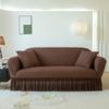 Premium Thick Bubble Gauze Sofa Cover Full Elastic Lace Universal Fit Sofa Protector All Season