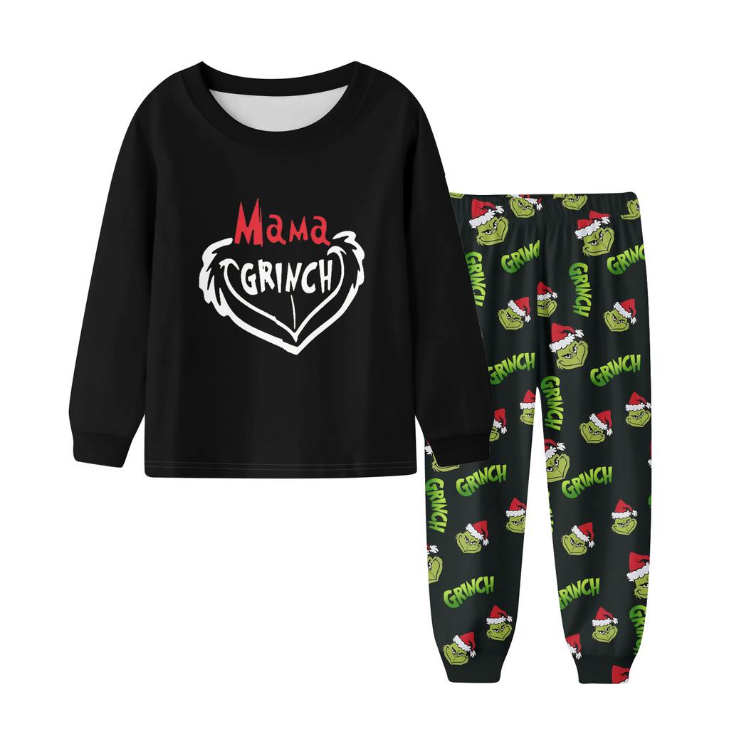 Children's  Boys And Girls Thin Two-piece  Long-sleeved Pants Two-piece