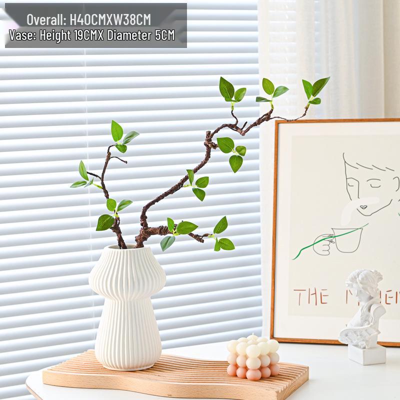 Hanging Artificial Greenery: Fake Leaves Bell Plants for Living Room, Dining Table, or Hotel Decor