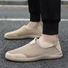 Fashion New Arrival Slip-On Driving Flats Breathable Mesh Men Shoes Summer Lightweight Men's Loafers Hollow Out Driving Casual Shoes