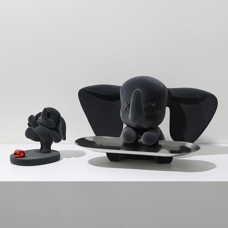 Creative Light Luxury Dumbo Mobile Phone Holder Desktop Ornaments Decoration Office Goodies Cute High-value Gifts