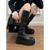 Thick-soled Heightening Boots Women's Elastic Thin Boots Knight Boots Spice Girl Tall Boots