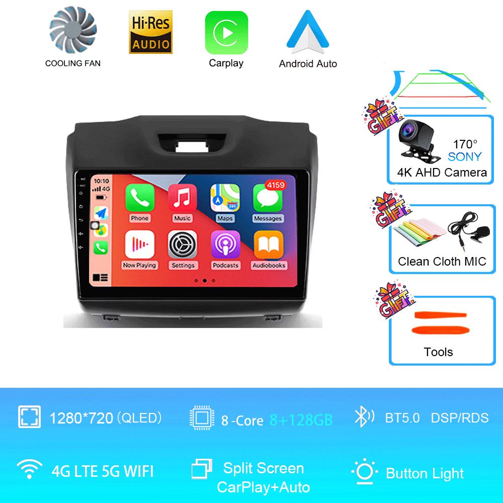 Android14 Video Player Carplay For Chevrolet Holden S10 TRAILBLAZER COLORADO ISUZU DMAX GPS Car Radio Audio Multimedia Stereo