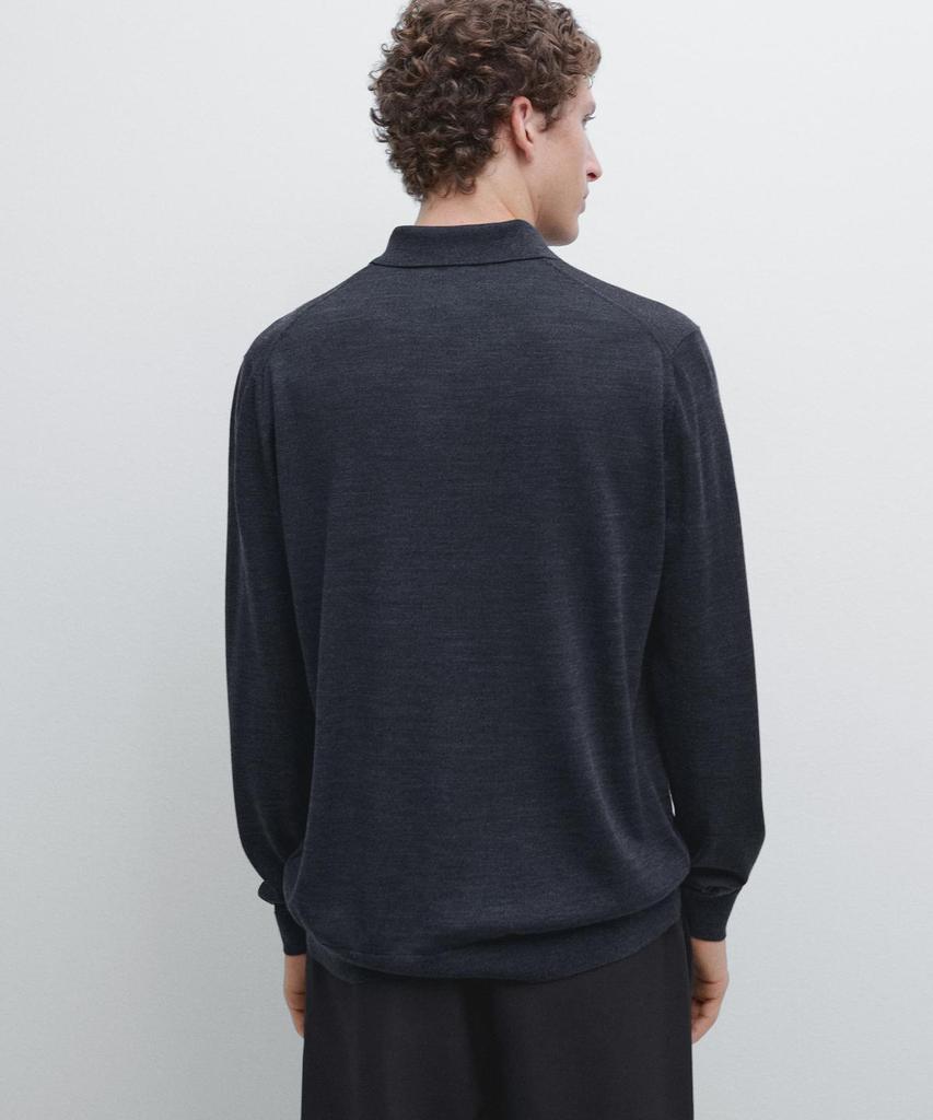 Masimodutti Polo Neck Wool Knit Sweater