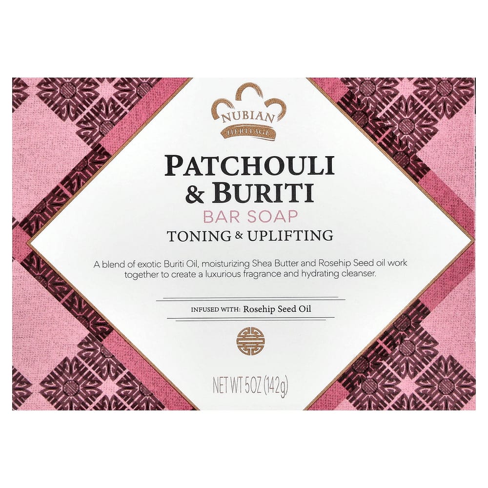 Nubian Heritage Patchouli & Buriti Soap Bar 141g (5oz)