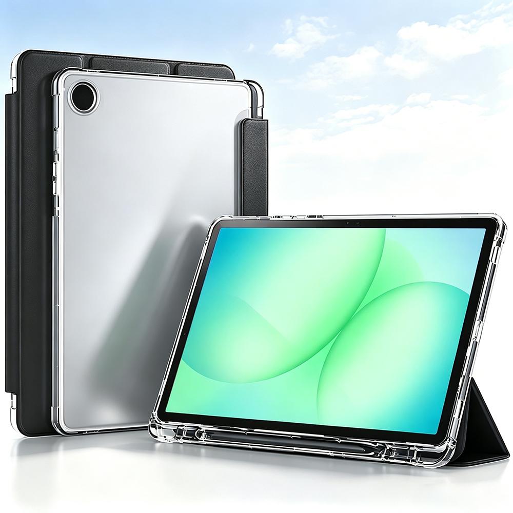 For Samsung Galaxy Tab A8 A9 A11 S6 S9 S10 FE Lite 10.4 10.5 10.9 11 X231 X210 Transparent Acrylic Case , Auto Wake/Sleep Cover