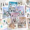 Journamm 40pcs/pack Kawaii Washi Stickers Journaling Stationery DIY Scrapbooking Decor Photo Album Creative Materials Stickers