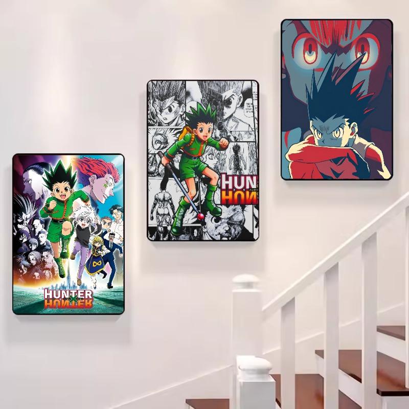 Anime H-Hunter X Hunter Poster HD Art Sticky Wall Waterproof Home Living Room Bedroom Bar Aesthetic Decoration