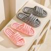 Home Slippers Four Seasons Bath Leaking Drag Men and Women Soft Bottom Hollow Non-slip Couple Bathroom Cool Slippers