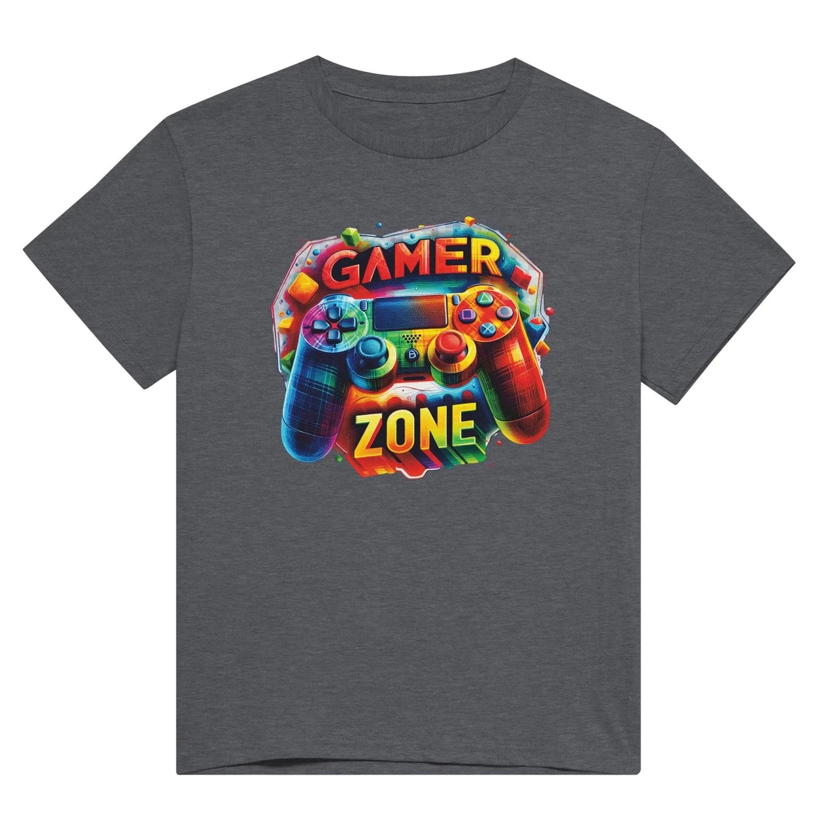 Gamer Zone Heavyweight Cotton T-Shirt - 100% Cotton, Durable & Relaxed Fit L