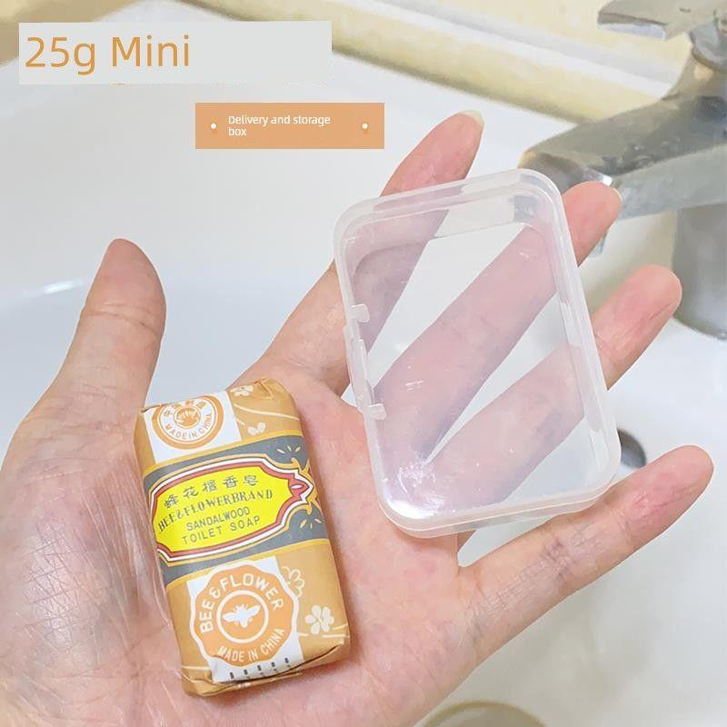 

Powder Puff Cleaning Soap Cosmetic Egg Makeup Tools Makeup Brush Cleaning Liquid Soap Brush Cleaner Makeup Brush Cleaner Small bee flower washing soap 25g + storage box