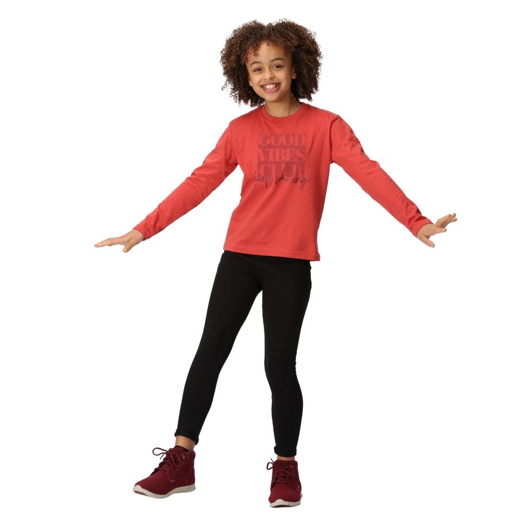 Regatta Childrens/Kids Wenbie III Good Vibes Club Long-Sleeved T-Shirt
