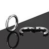 Titanium Steel Ear Hook Men's Ear Ring Without Ear Hole, No Piercing Ear Bar, Round Ear Stud, Circular Shape