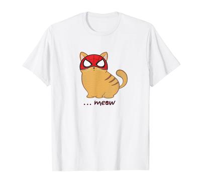 Marvel Miles Morales Game Meow Spider-Man Spider-Cat T-Shirt