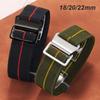 18mm 20mm 22mm Nylon Strap for Amazfit Men Bracelet for Samsung Galaxy 3 Troops Parachute Backpack Watctband Canvas Nylon Band