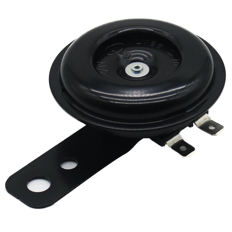 Universal 6V 12V 48V 60V 1.5A 105Db Motorcycle Electric Horn Speaker Waterproof Round For Lightweight Off-Road Vehicle Atv