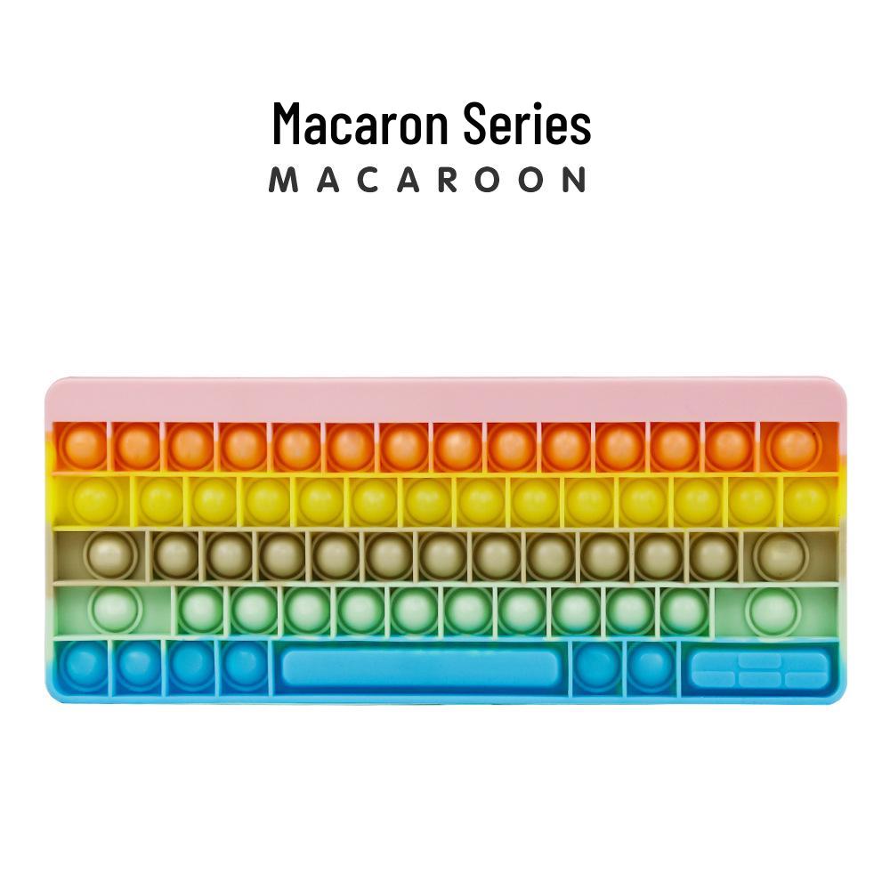 

Rainbow Silicone Puzzle Keyboard Toy for Kids - Mouse Buster Halloween & Christmas Decompression