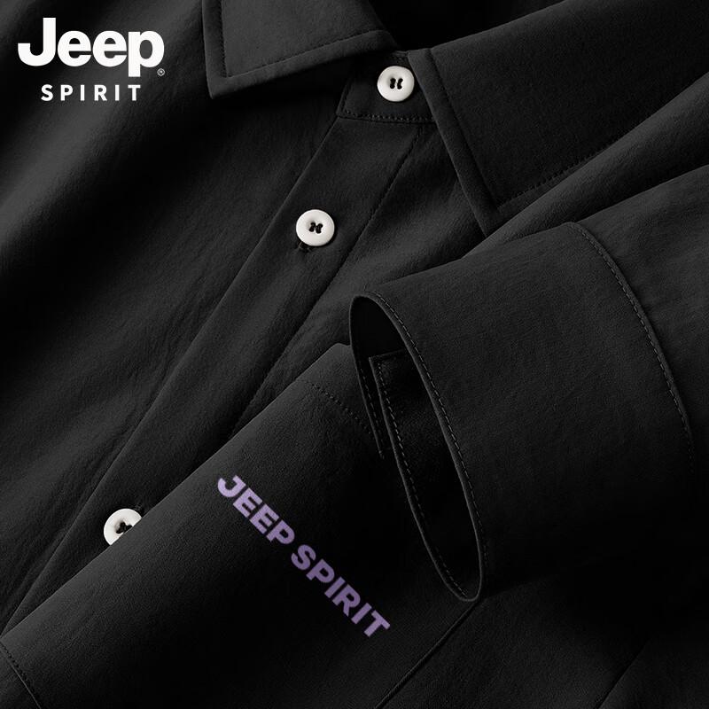 

Jeep Spirit Men s Ice Silk Long Sleeve Casual Shirt L