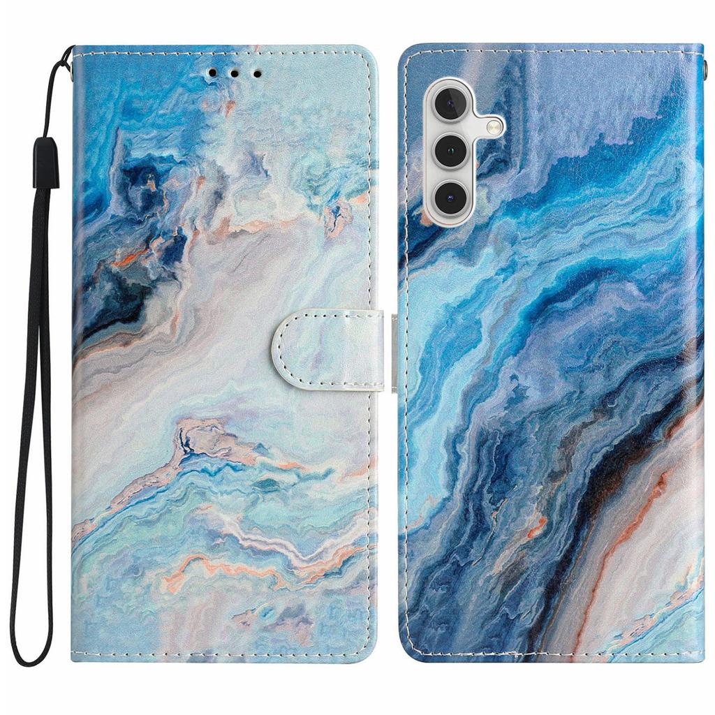 For Samsung Galaxy A36 5G Wallet Case PU Leather Pattern Printing Stand Phone Cover with Strap