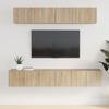 VidaXL TV Stand Set 5 Pcs Sonoma Oak Engineered Wood 3114424