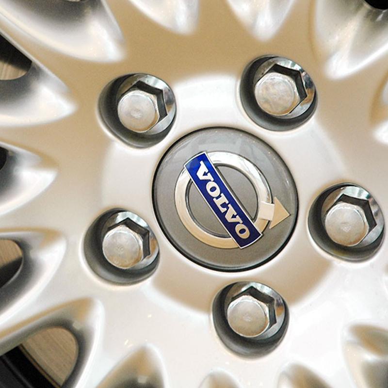4Pcs/Set 64mm Volvo Hub Badge Car Wheel Center Cap For Volvo XC60 V70 S60 XC90 S80 V40 XC70 V50 Hub Cap Decoration Accessories CUG1