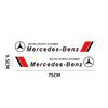 2pcs Car Badge Body Decoration Sticker Auto Accessories for Mercedes Benz Amg W204 W205 W212 W213 W221 W117 PC2
