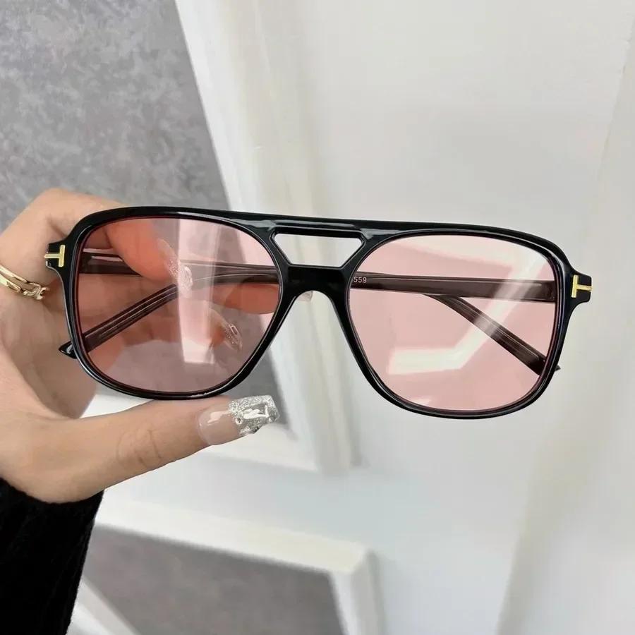 Fashion Sunglasses Women Men Square Plastic Vintage Stylish Oversized Ladies Sun Glasses Retro Vacation