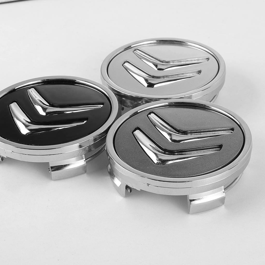FFEC7 4pcs 56/60MM Car Wheel Center Cover Stickers Auto Wheel Hub Cap Decoration Accessories For Citroen C4L C5 C6 C7 C8 VTS C1 C2 C3