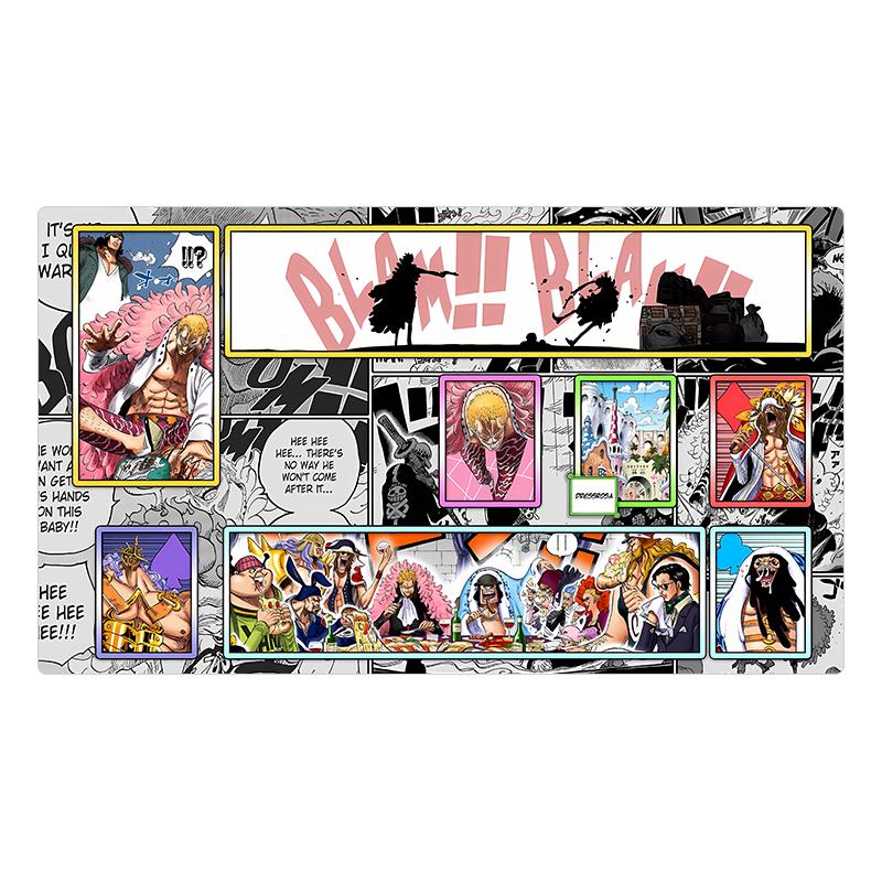 Anime One Piece OPCG Dedicated GAME Accessories DIY Card PlayMat Comic Series Nami Perona Buggy Collection Gift Toys