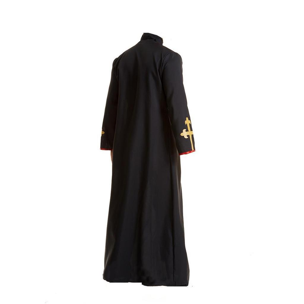 Medieval Wizard Priest Cosplay Costume for Men