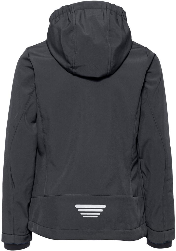 CMP Girl Softshell Fix Hood Jacket (3A29385N) Anthracite/carmine