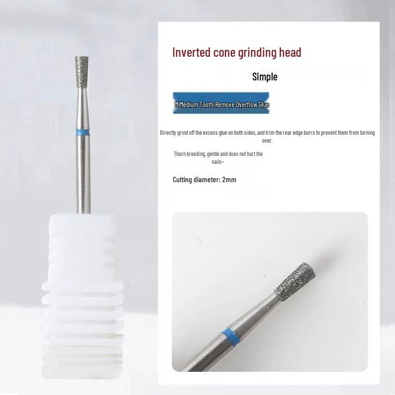 

Nail Drill Bit: Pre-Treatment, Shaping, Glue Removal, Hangnail Care, Russian Inverted Cone