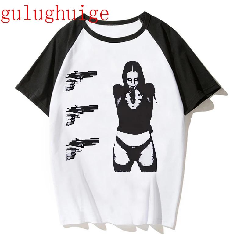 Y2k Tee women anime funny harajuku tshirt girl Japanese clothes t-shirt 2000s 90s punk t shirt XS