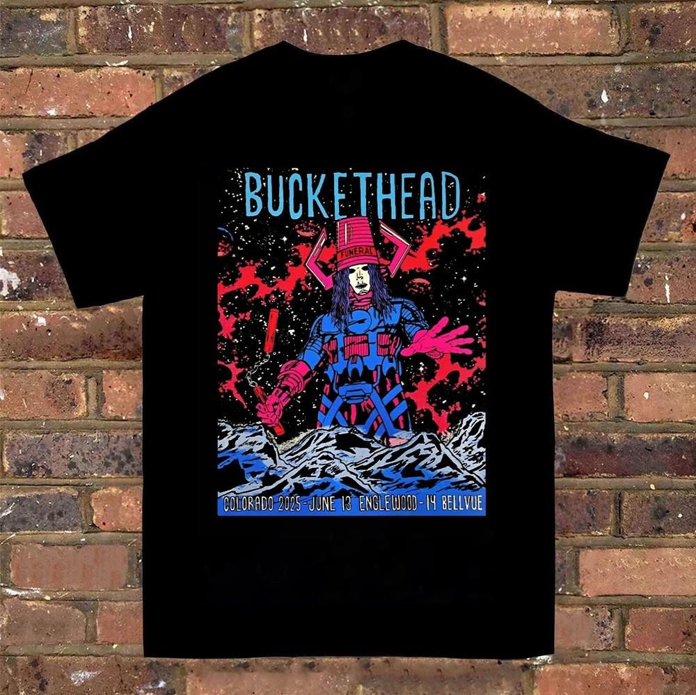 

New Buckethead Tour 2025 Gift For Fan All Size S to 4XL T-Shirt Tops tees Men s Women s M