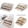 Jewelry Organizer Box With Dividers For Makeup And Accessories Storage For Home Office Use