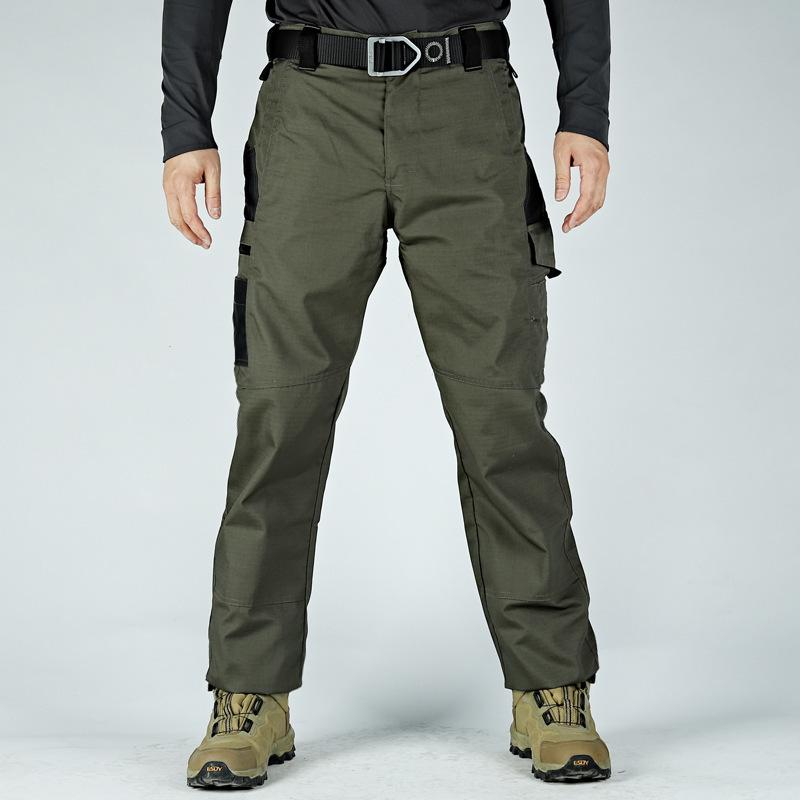 Men's Pants Pockets Work Trousers Casual Tactical Pants Outwear Straight Autumn Winter