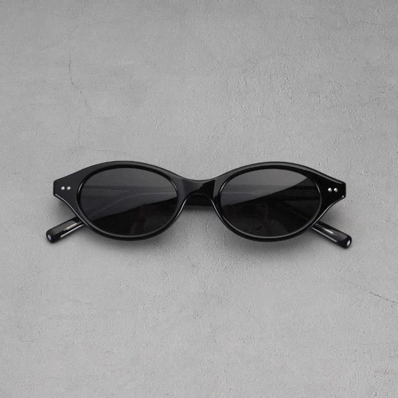 New Small Oval Sunglasses Women Brand Designer Fashion Black Sun Glasses Female Trend Ladies Eyeglasses Uv400