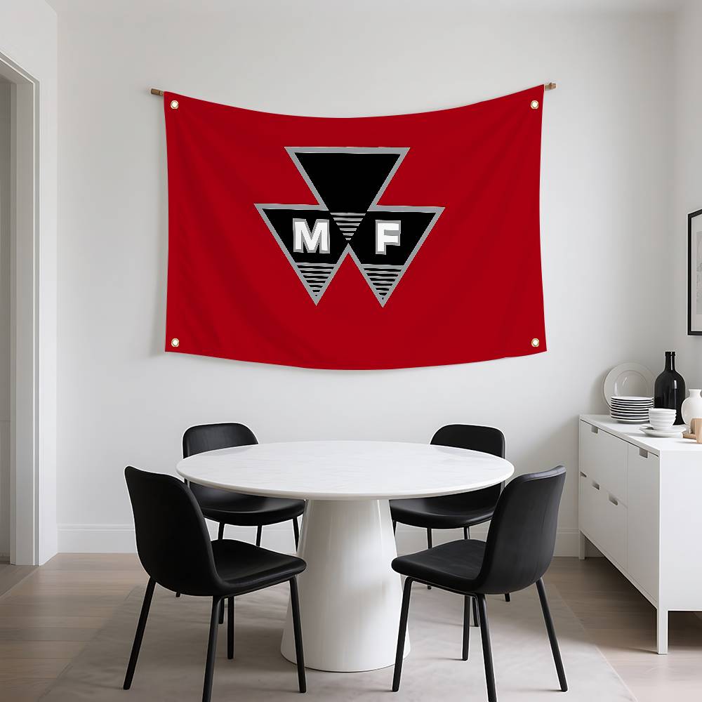 wMasseysFergusonsFlags Room Decor Outdoor Decors Personalized Items Flags For Bedrooms Home Funny