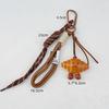 Braided Rope Bag Pendant Alkaline Water Bread Keychain Pendant Cute Bag Pendant Chocolate Pendant